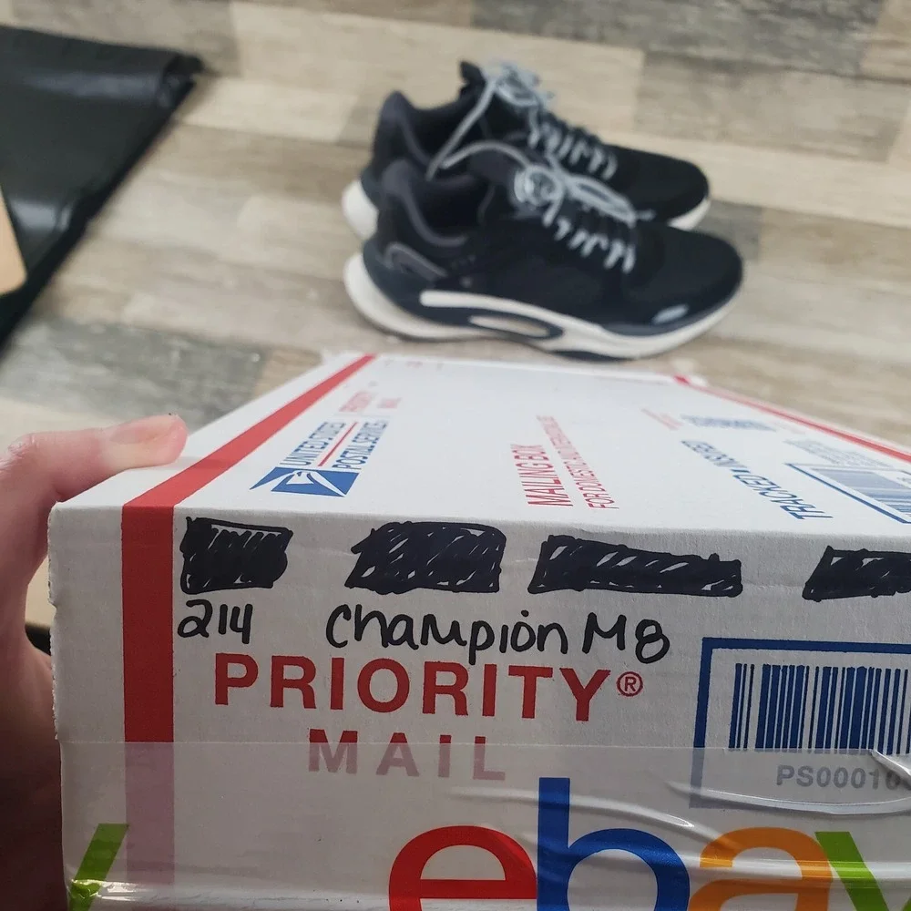 Champion OT Alter 1 Mens Shoes Sz 8 M Running Athletic Black Stealth Sneakers